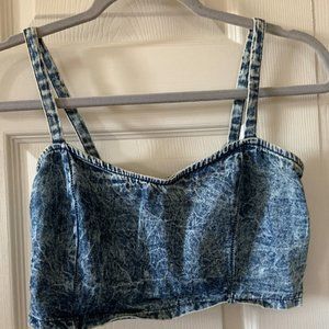 M Denim Jean Bralette Bandou